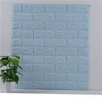 Good Quality White Color5/ 6/8/10mm Thick Wall Decor Wallpaper 3D PE Foam Brick Wall Sticker