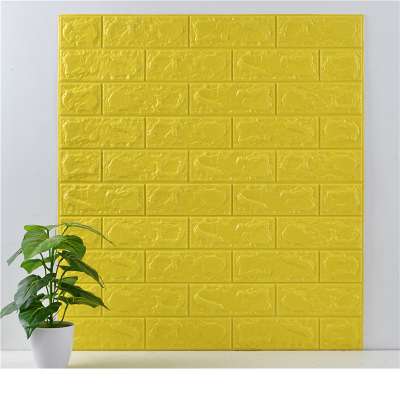 Custom Newest 70*77cm PE Foam 3D Wallpaper DIY Wall Decor Brick Wall Stickers Wallpaper