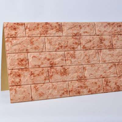 Full Colors 3D Brick PE Foam Wall Panel 3D Brick self-adhesive Wallpaper/stickers for company decoration